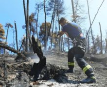 Пожарные из Молдовы за сутки потушили 106 очагов возгорания в Греции (ФОТО)