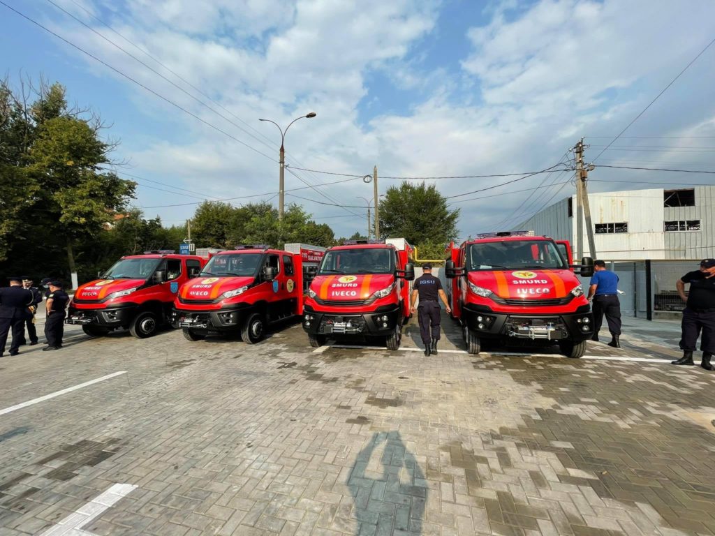 În orașul Anenii Noi a fost inaugurată o unitate de salvatori și pompieri (FOTO)