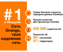 Сеть Orange #1 в Молдове. Компания Orange предлагает своим клиентам несравнимый опыт общения