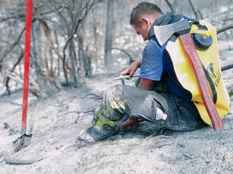 IGSU: Peste 59 de focare de ardere au fost stinse în primele ore de pompierii moldoveni detașați în Grecia (FOTO)