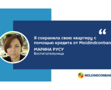 Мать с двумя детьми осталась в своей квартире благодаря кредиту от Moldindconbank