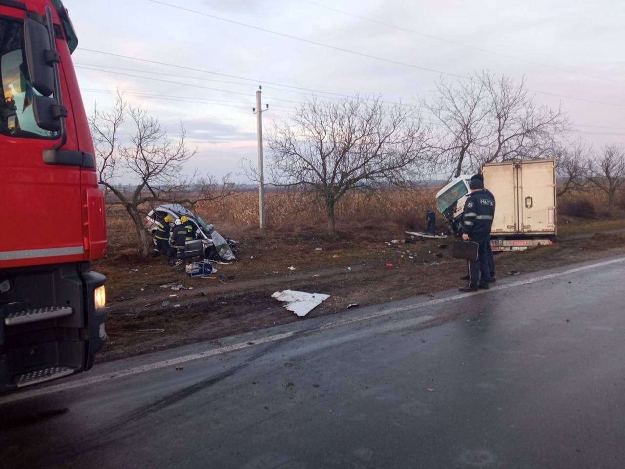 (ФОТО) Авария в Штефан-Водском районе. Погибли шесть человек