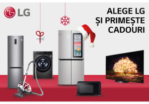 LG: Oferă un final de an fericit cu ofertele la tehnica LG