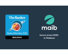 Maib a fost desemnată „Banca Anului 2021 în Moldova” de revista The Banker