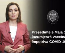 (ВИДЕО) «Защищая себя, мы защищаем общество». Санду призвала граждан вакцинироваться от коронавируса