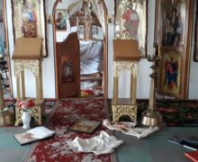 (ФОТО) В Унгенах неизвестный ограбил церковь. Полиция ищет подозреваемого
