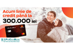 Deschide cardul Mastercard FinComBank & Rompetrol cu linie de credit de până la 300.000 de lei