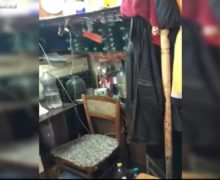 (ВИДЕО) Житель Кишинева устроил бар в подсобном помещении и продавал там поддельный алкоголь