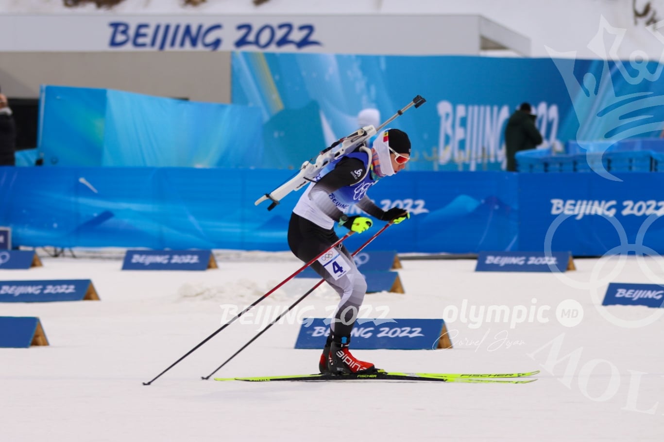 FOTO Performanțe pentru Moldova la Jocurile Olimpice de la Beijing. Biatlonista Alina Stremous s-a clasat pe locul 10