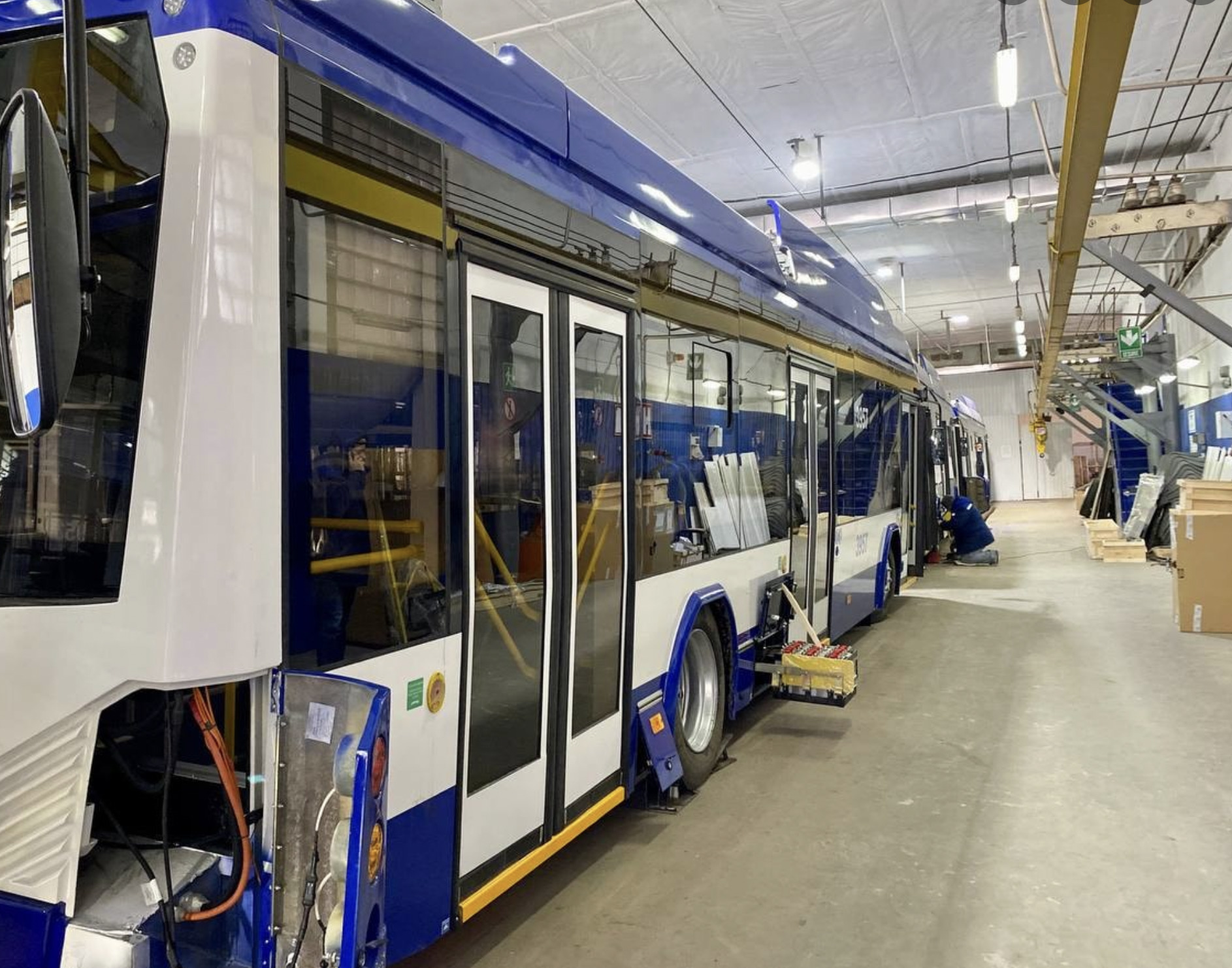 (ФОТО) В Кишиневе выйдут на линию 20 новых троллейбусов