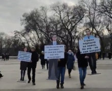 VIDEO „Afară din țara noastră”. Partidul ȘOR a organizat un nou protest, la Bălți  