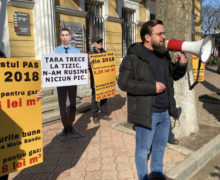 Susținătorii Partidului ȘOR au organizat astăzi proteste în 10 orașe concomitent: „Lumea este gata să vină la Chișinău”