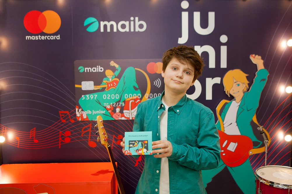 Maib și Mastercard prezintă cardul bancar pentru copii și adolescenți – maib junior