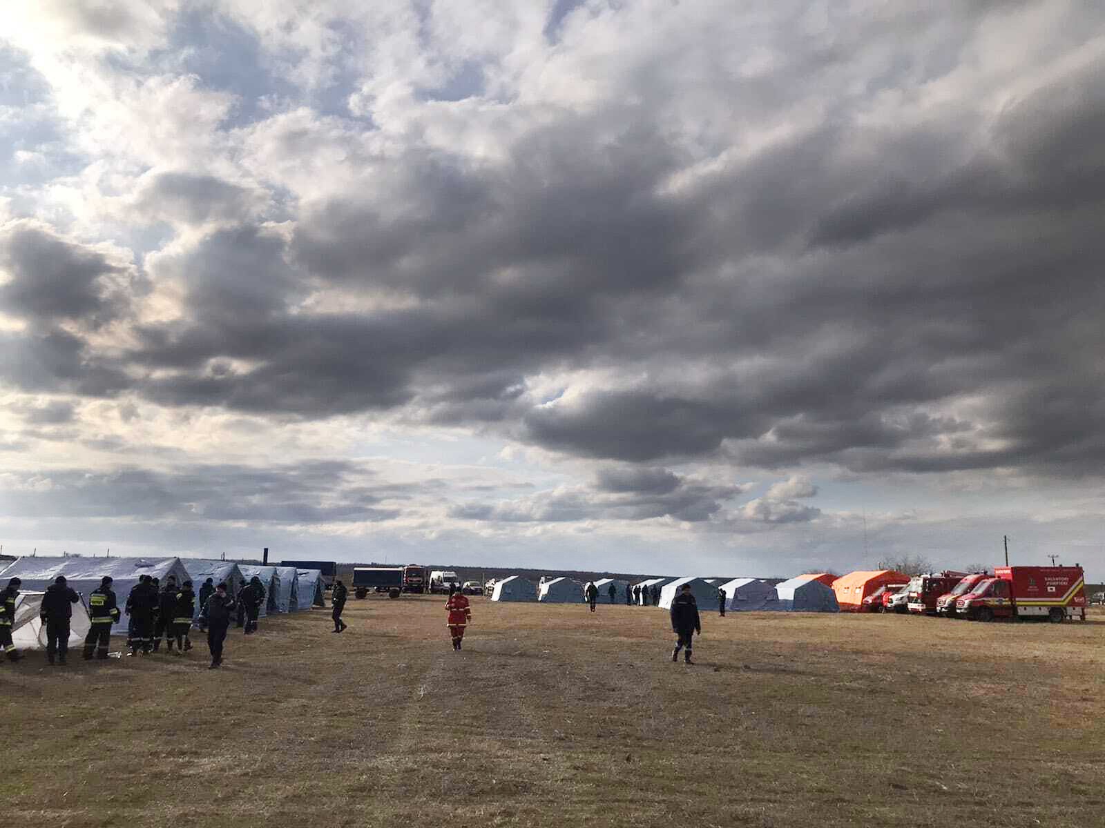 В Паланке и Окнице установили временные лагеря для беженцев из Украины