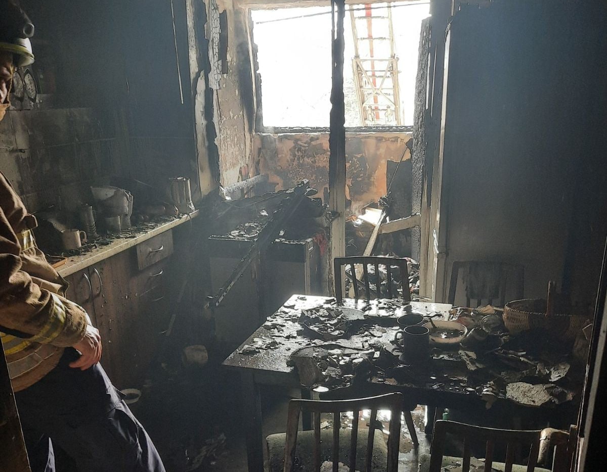 (ФОТО) В Кишиневе в жилом доме произошел пожар