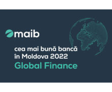 Maib, desemnată „Cea mai bună bancă în Moldova în anul 2022” de revista Global Finance