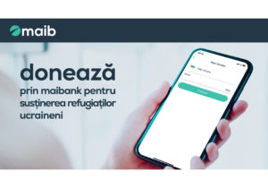 Donează pentru „Help Ukraine” din aplicația maibank