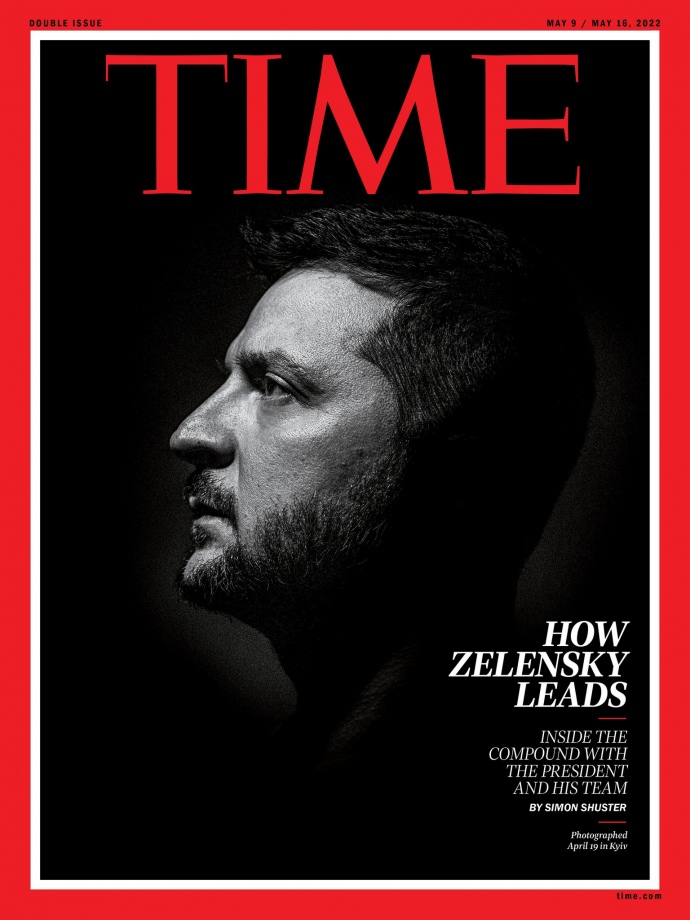 Vladimir Zelenski a ajuns pe coperta revistei americane Time. Un jurnalist a petrecut 2 săptămâni alături de el 