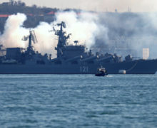 Крейсер «Москва» затонул — минобороны России