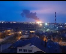 Incendiu la un depozit ​de petrol din oraşul rusesc Belgorod. Ucraina, acuzată că ar fi atacat cu două elicoptere