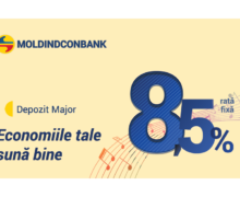 Depozitul „Major” de la Moldindconbank – economiile tale sună bine cu 8,5 la sută anual