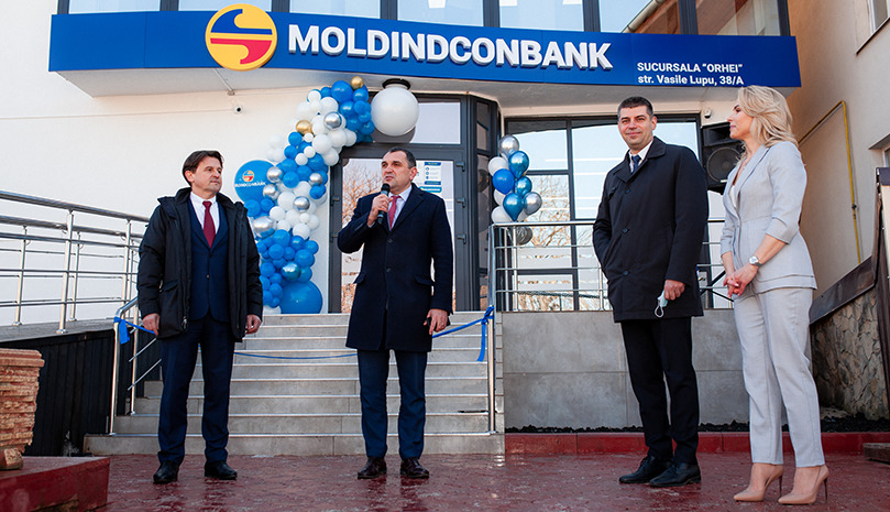 Moldindconbank a inaugurat sucursala renovată din Orhei și va fi mai aproape de clienții săi