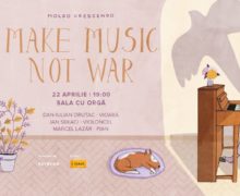 Make music Not war: Trio pentru pace − la vioară, violoncel și pian, marca Moldo Crescendo
