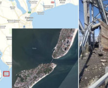 Власти Одесской области сообщили о новом ударе по мосту через Днестровский лиман