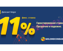 Депозит Major от Moldindconbank с процентной ставкой 11% годовых – прозрачно и надежно