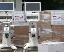Германия передала молдавским больницам 30 аппаратов ИВЛ для детей