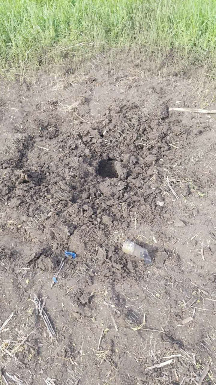 FOTO Așa-numitul „Minister de Interne” de la Tiraspol a publicat imagini cu locul unde ar fi avut loc explozii la Rîbnița