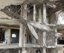 (ВИДЕО) Дом в Одессе, где от российской ракеты погибла 3-месячная Кира. Репортаж NM