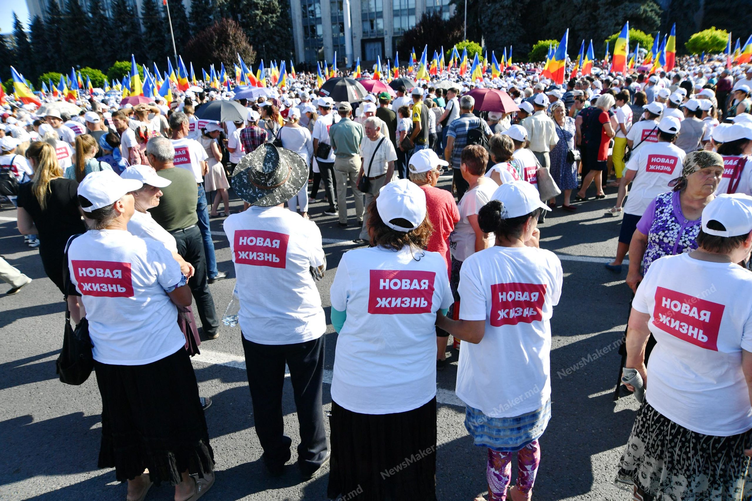 Partidul ȘOR a arătat Moldovei „O viață nouă”. Cum a fost la protest? FOTOREPORTAJ 