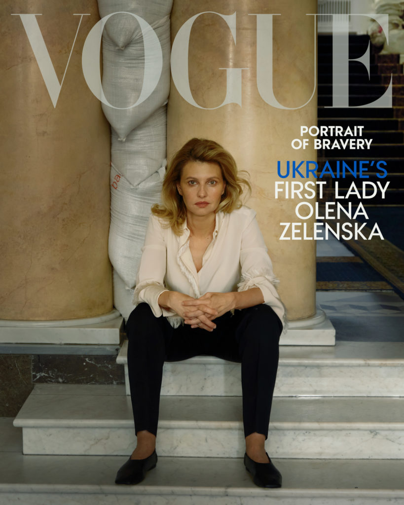 Stai ca o fată! Campanie în susținerea Olenei Zelenski, după criticile pentru coperta Vogue