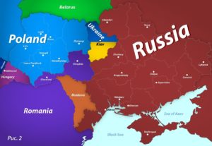 Moldova, vecină cu Rusia? Medvedev a publicat o hartă a „viitoarei Ucraine”, împărțită între mai multe state