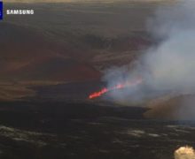 (ВИДЕО) В Исландии началось извержение вулкана Фаградальсфьядль