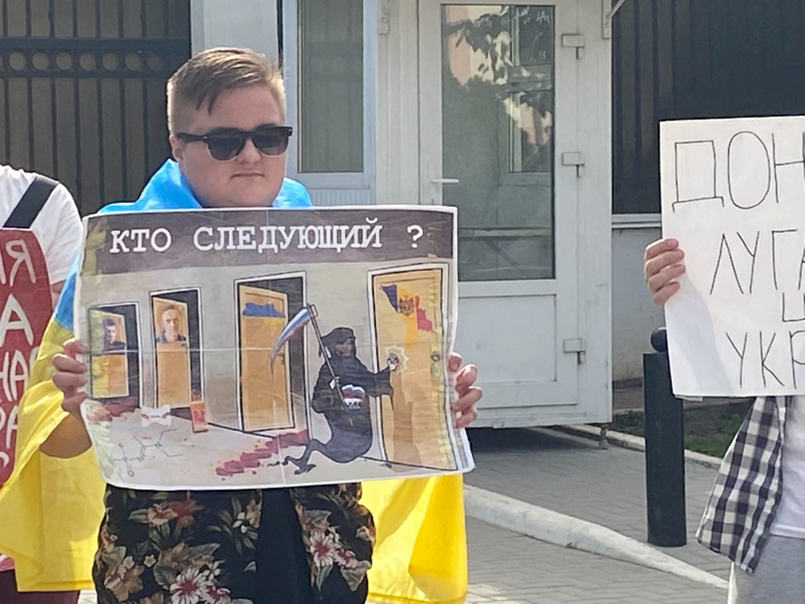 LIVE Protest la Ambasada Rusiei de la Chișinău: Vrem să reamintim de integritatea teritorială a Ucrainei
