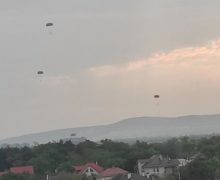 (ВИДЕО) В Бельцах проходят парашютно-десантные учения Нацармии