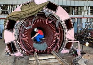 Au fost finalizate etapele de diagnosticare tehnică a statorului și rotorului generatorului electric la blocul energetic nr. 3 al „Termoelectrica” S.A.