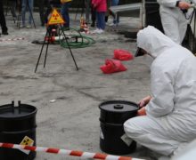 (ФОТО) В Кишиневе спасатели провели учения на случай ЧП, в том числе радиационной угрозы