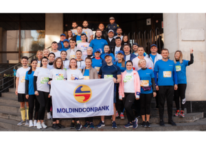 Moldindconbank принял участие в Chișinău Big Hearts Marathon с самой большой своей командой