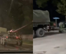 Социалисты опубликовали видео с военной техникой в Кагуле и Кишиневе. Минобороны проводит учения и просит не дезинформировать