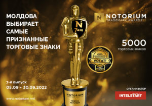 Молдова выбирает признанные торговые знаки в конкурсе Notorium Trademark Awards 2022