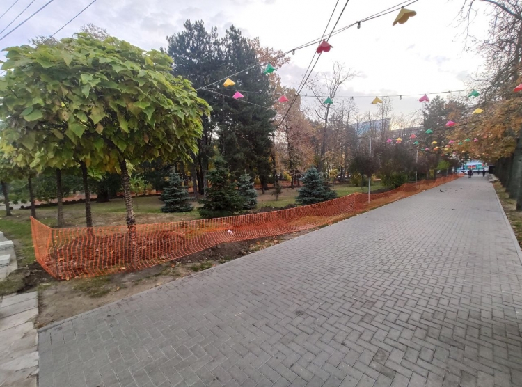 (ФОТО) В Кишиневе началась реставрация Кафедрального парка
