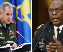 Глава Пентагона и министр обороны России поговорили по телефону о ситуации в Украине
