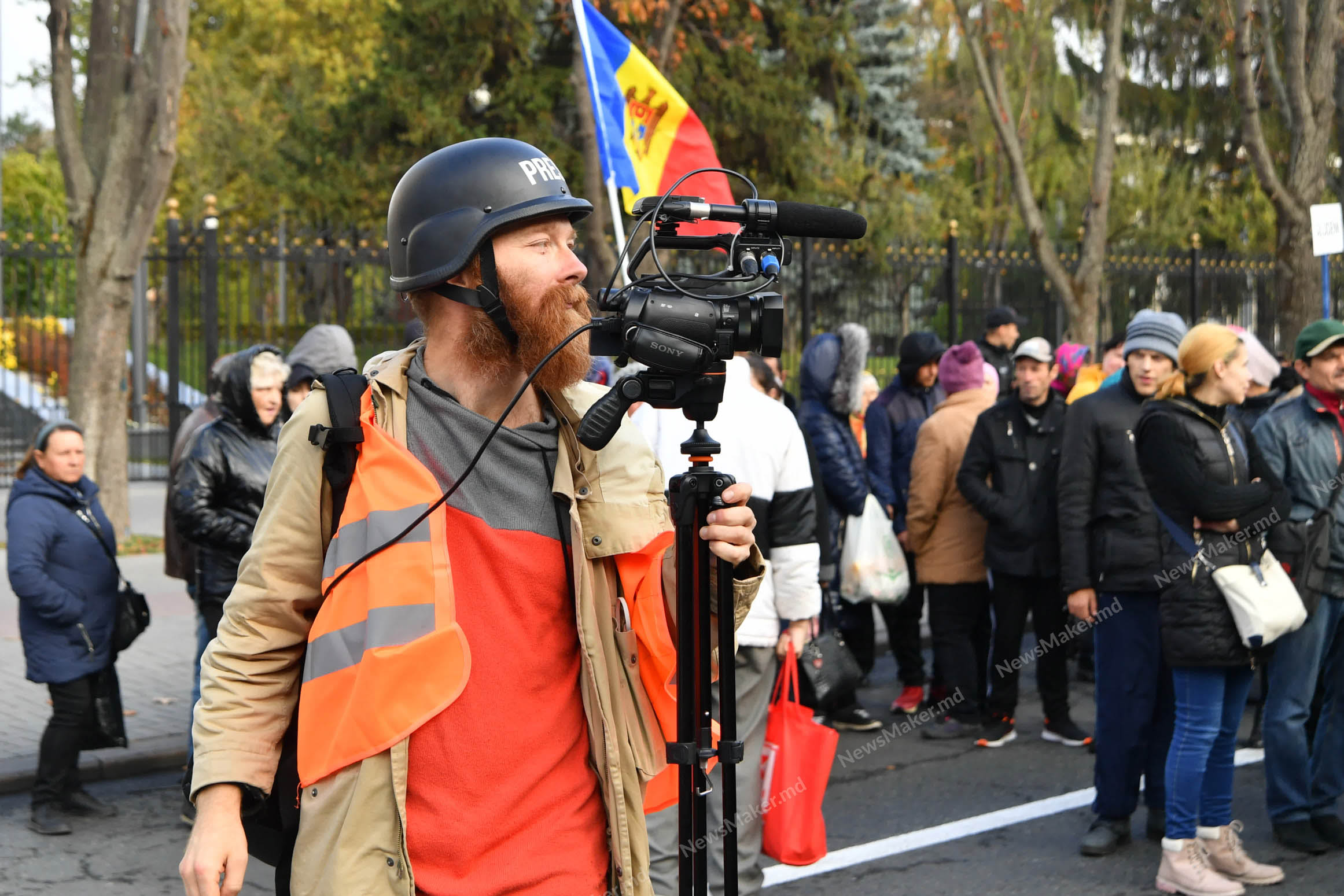 (ФОТО) Как проходил протест партии «Шор» с участием Таубер. Фоторепортаж NM