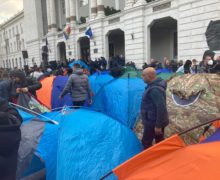 Полиция сообщила о жалобах на жителей палаточного городка у Генпрокуратуры