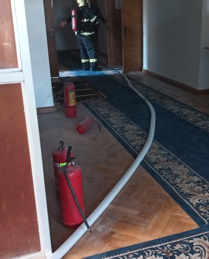 (ФОТО) В здании правительства Молдовы вспыхнул пожар