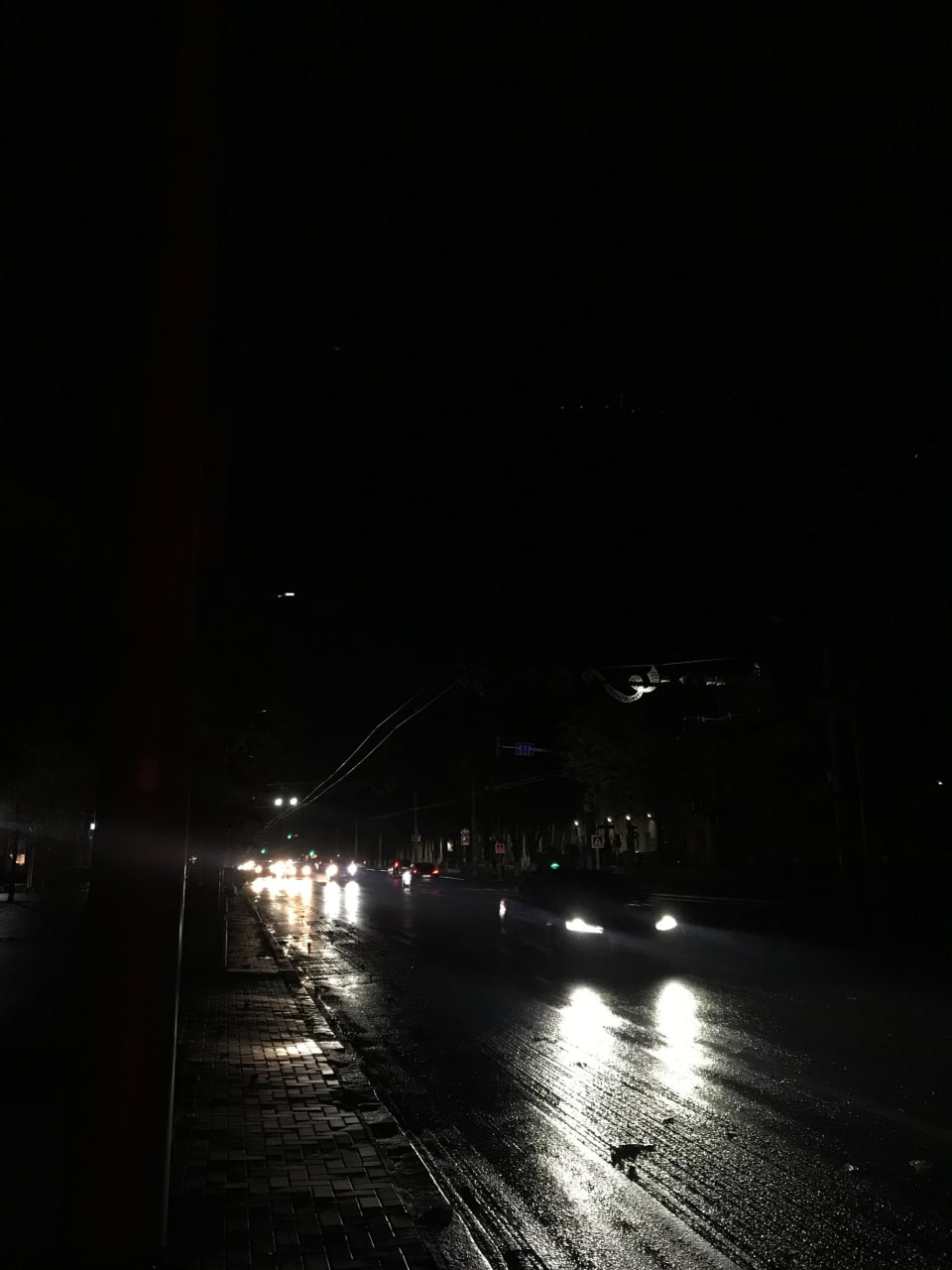 (ФОТО) В Кишиневе начали отключать уличное освещение для экономии электроэнергии