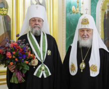 Патриарх Кирилл наградил митрополита Владимира орденом «за укрепление молдавского общества вокруг православных ценностей»
